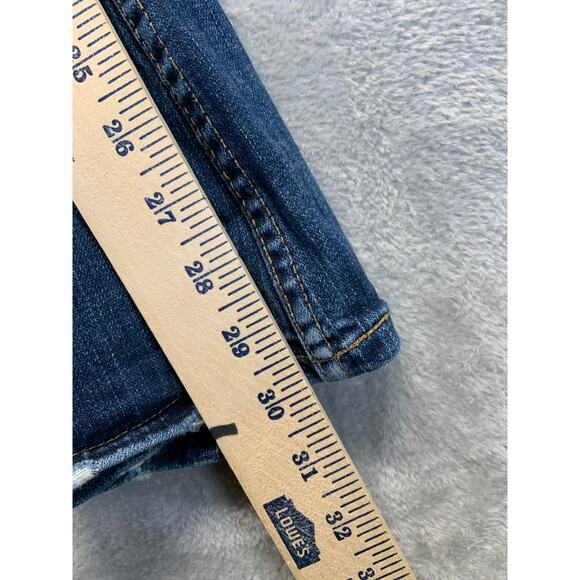 BKE Women's wide Leg Jeans - Blue - Picture 14 of 16